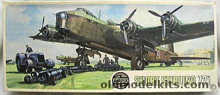 Airfix 1/72 Short Stirling B1 or BIII with Tractor and Four Bomb Trolleys, 06002-4 plastic model kit